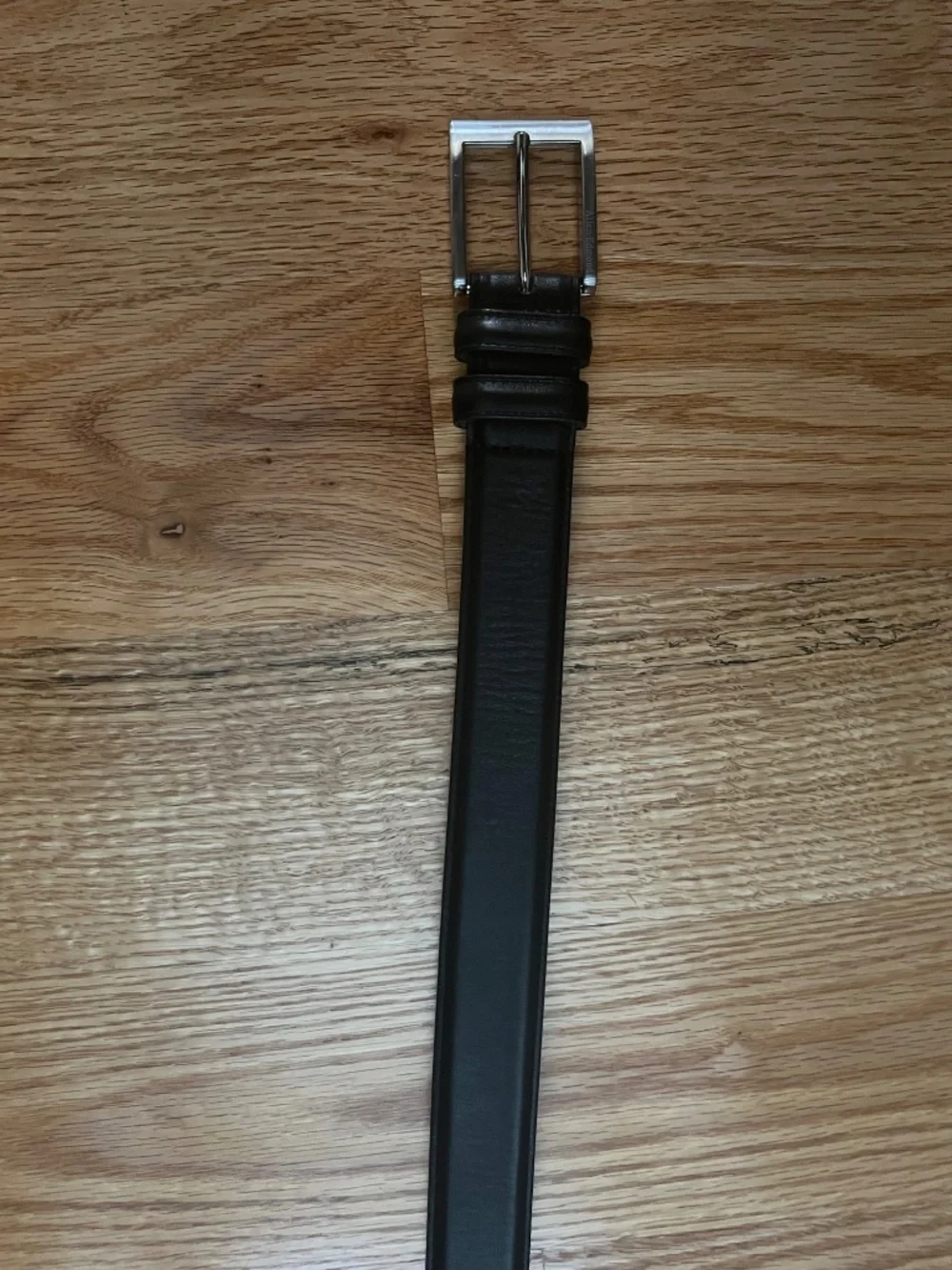 Allen Edmonds Black Leather Men's Belt: Size 36 (USA) or 90 (European)